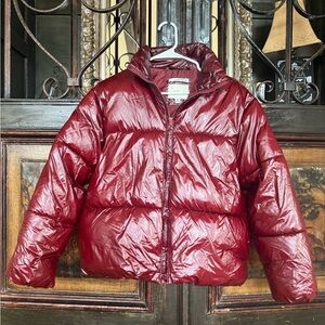Women’s Red Puffer Jacket